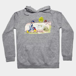 Adventures of a Child playing on the farm. Hoodie